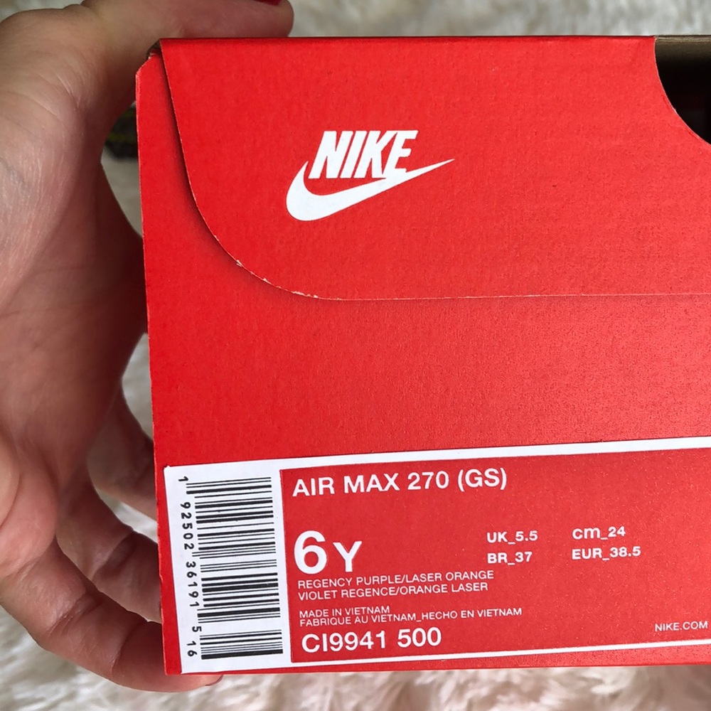 NIKE AIR MAX 270 SNEAKERS - Picture 8 of 8